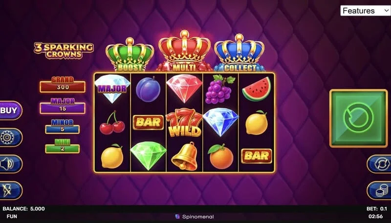 3 Sparking Crowns game screen